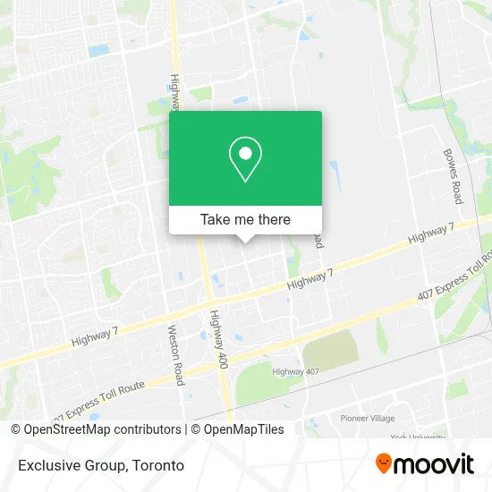 Exclusive Group map