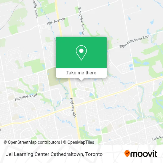 Jei Learning Center Cathedraltown map