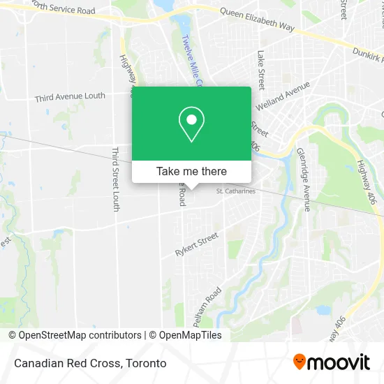 Canadian Red Cross map