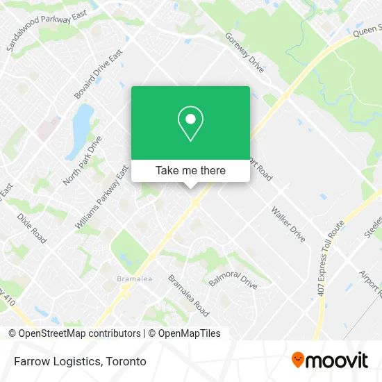 Farrow Logistics map