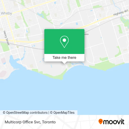Multicorp Office Svc map