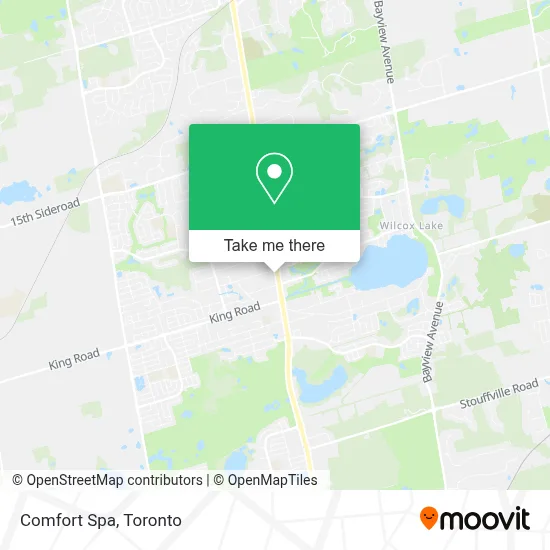 Comfort Spa map