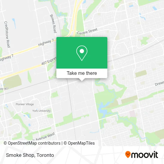 Smoke Shop map