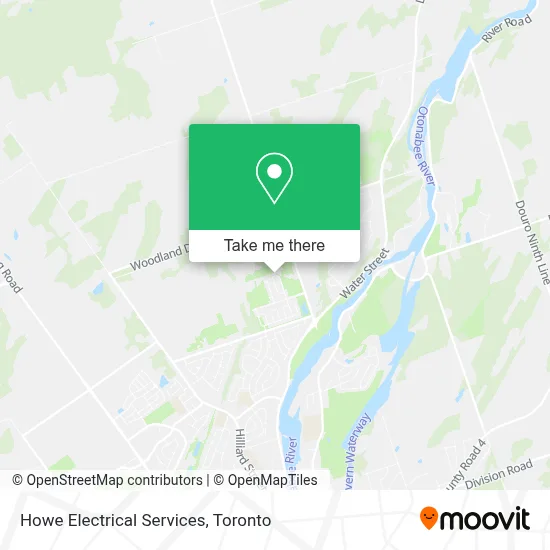 Howe Electrical Services map