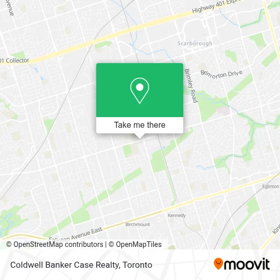Coldwell Banker Case Realty map