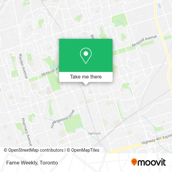 Fame Weekly map