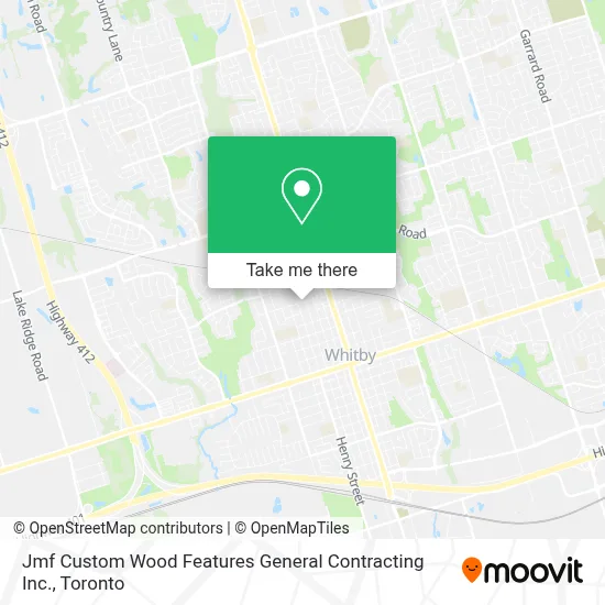 Jmf Custom Wood Features General Contracting Inc. map