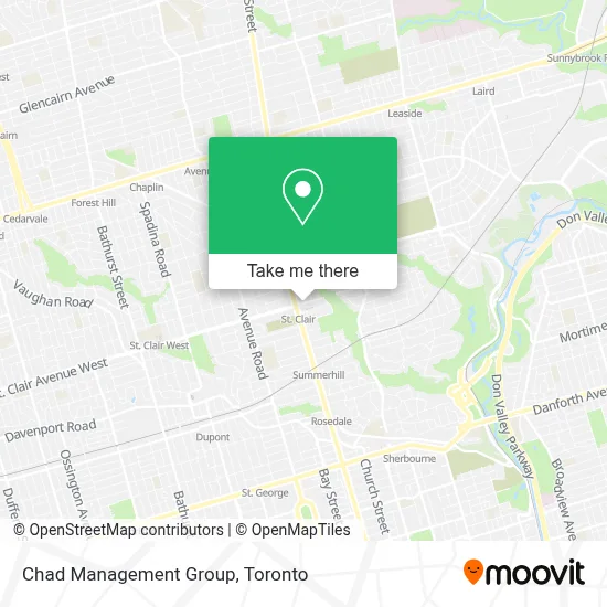 Chad Management Group map