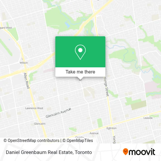 Daniel Greenbaum Real Estate map