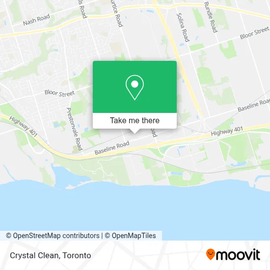 Crystal Clean map