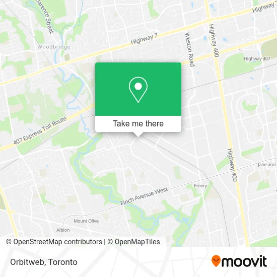 Orbitweb map