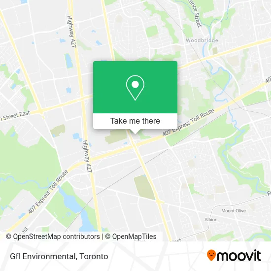 Gfl Environmental map