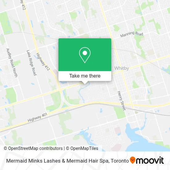 Mermaid Minks Lashes & Mermaid Hair Spa map