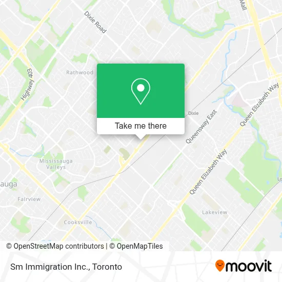 Sm Immigration Inc. map