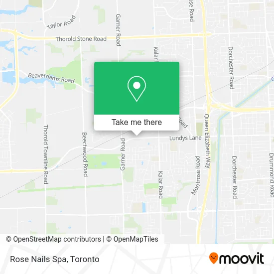 Rose Nails Spa map