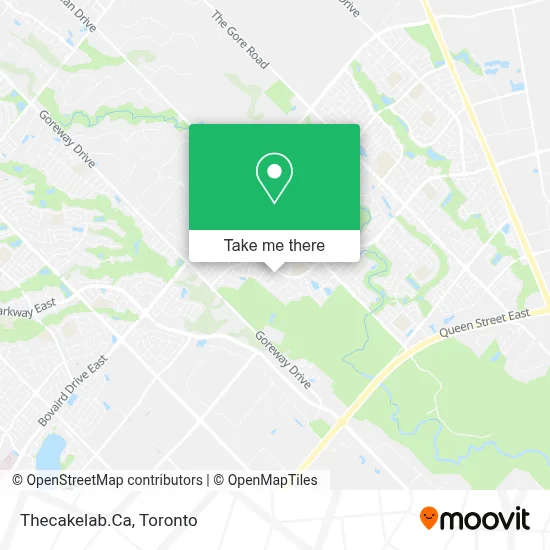 Thecakelab.Ca map