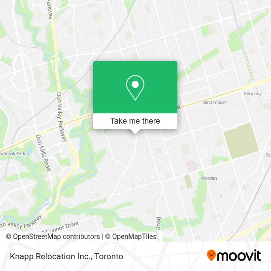 Knapp Relocation Inc. map
