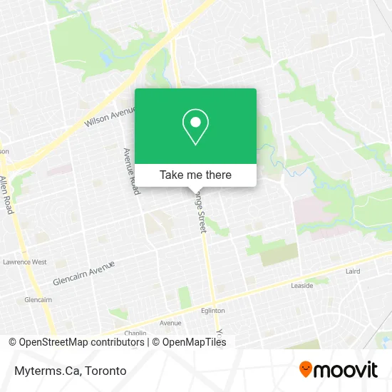 Myterms.Ca map