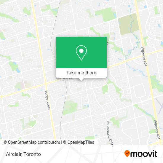 Airclair map