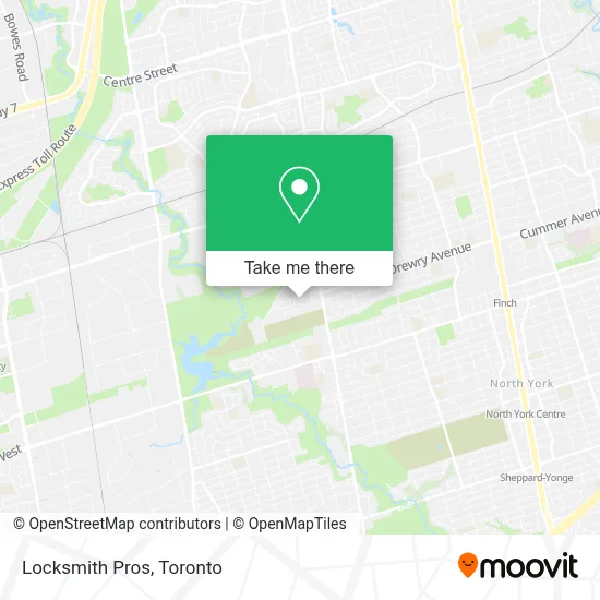 Locksmith Pros map