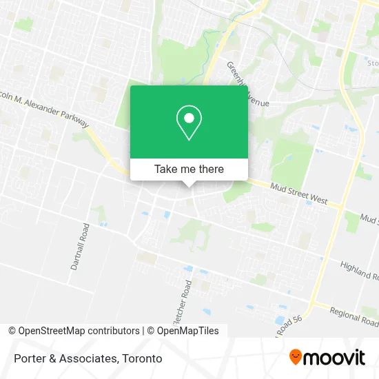 Porter & Associates map