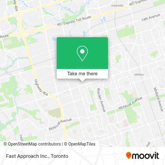 Fast Approach Inc. map