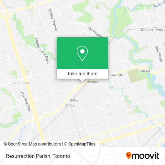 Resurrection Parish map