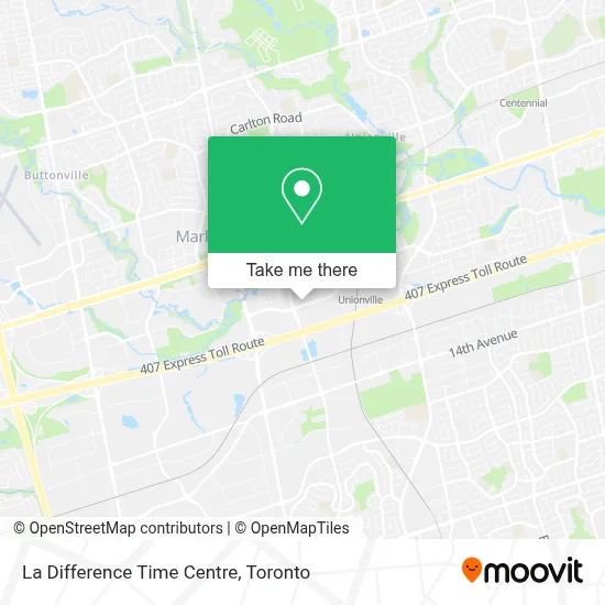 La Difference Time Centre map
