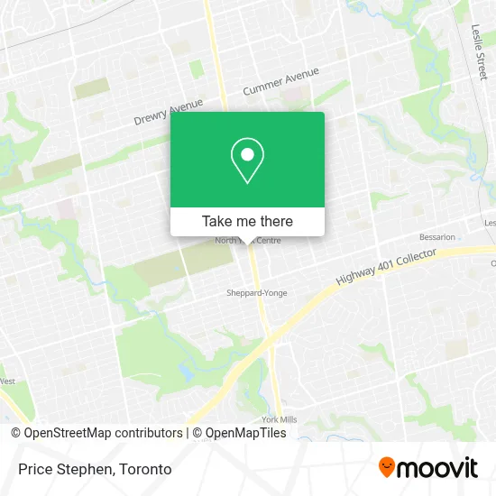 Price Stephen map