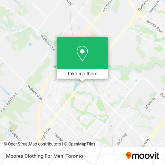 Moores Clothing For Men map