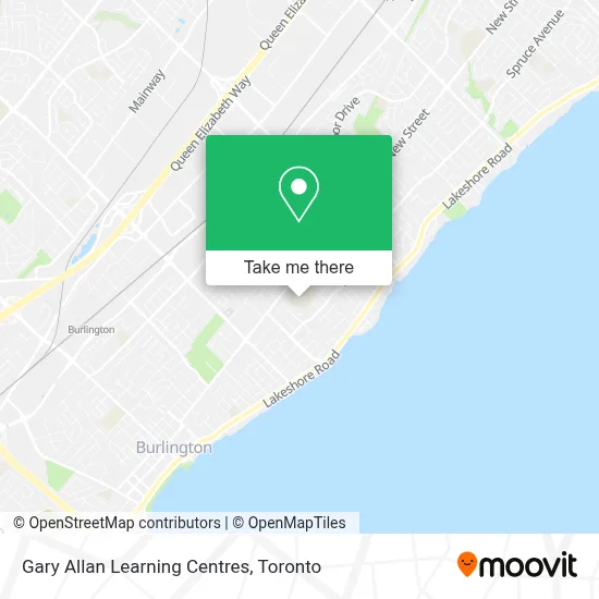 Gary Allan Learning Centres map