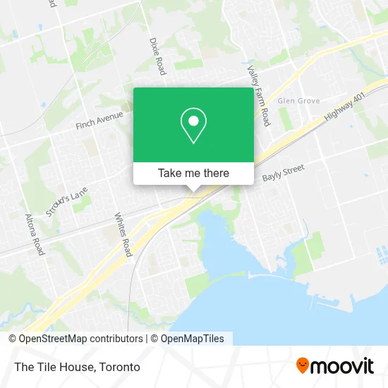 The Tile House map