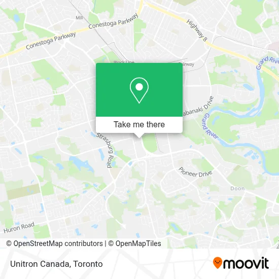 Unitron Canada map