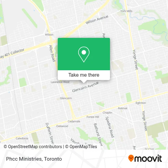 Phcc Ministries map