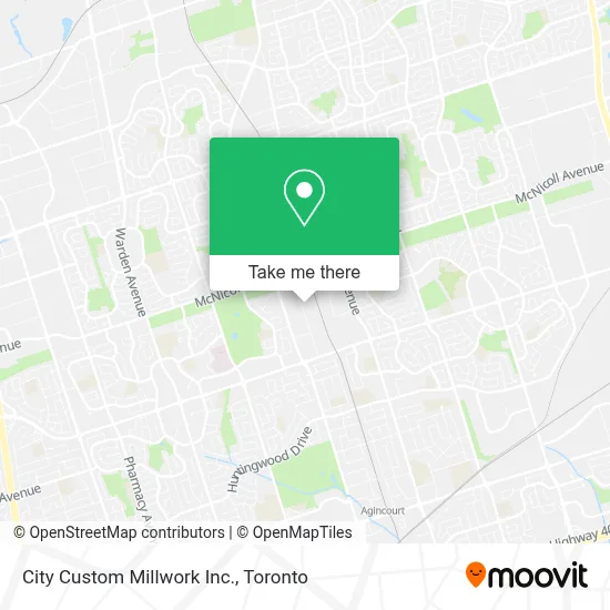 City Custom Millwork Inc. map