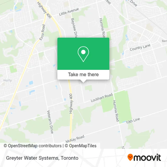 Greyter Water Systems map