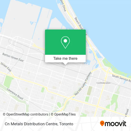 Cn Metals Distribution Centre map