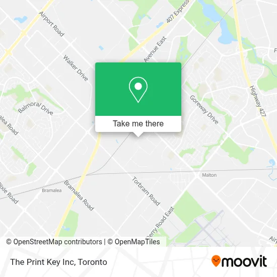 The Print Key Inc map