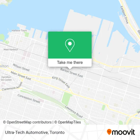 Ultra-Tech Automotive map