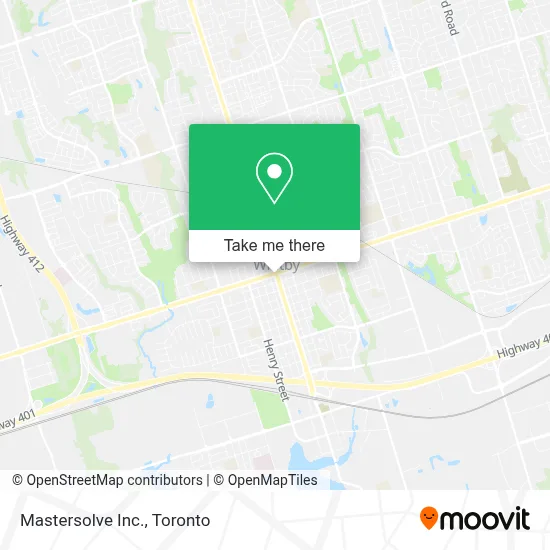 Mastersolve Inc. map