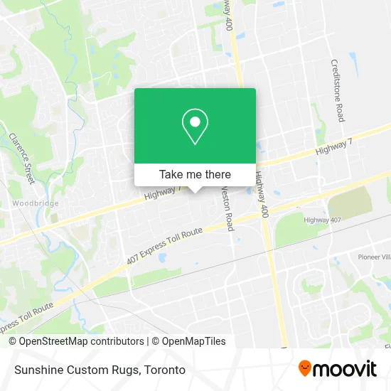 Sunshine Custom Rugs map