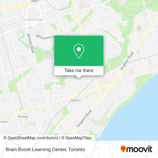 Brain Boost Learning Center map