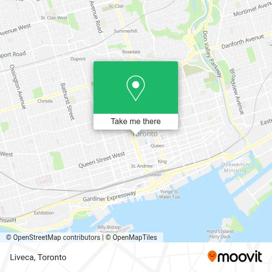 Liveca map