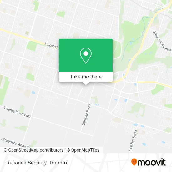 Reliance Security map