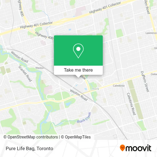 Pure Life Bag map