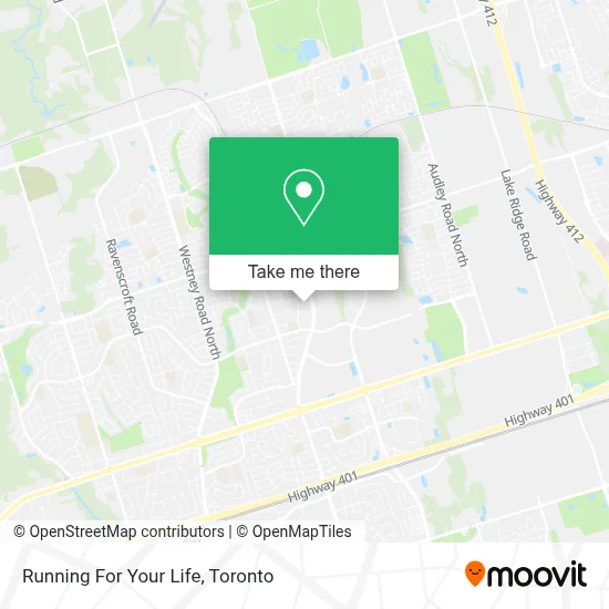 Running For Your Life map