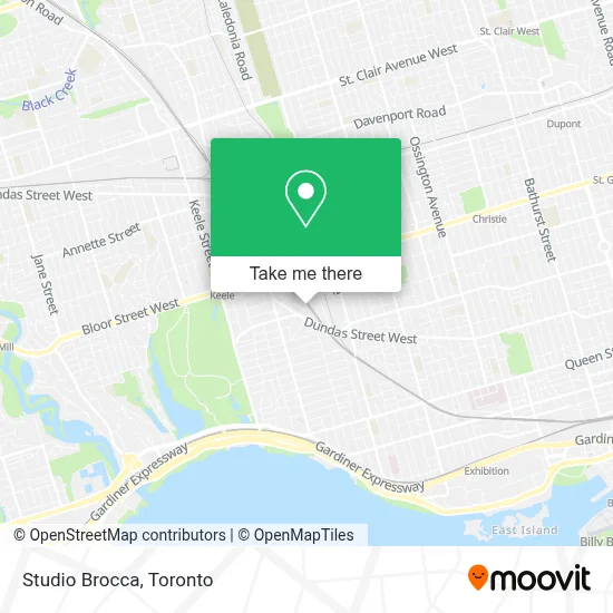 Studio Brocca map