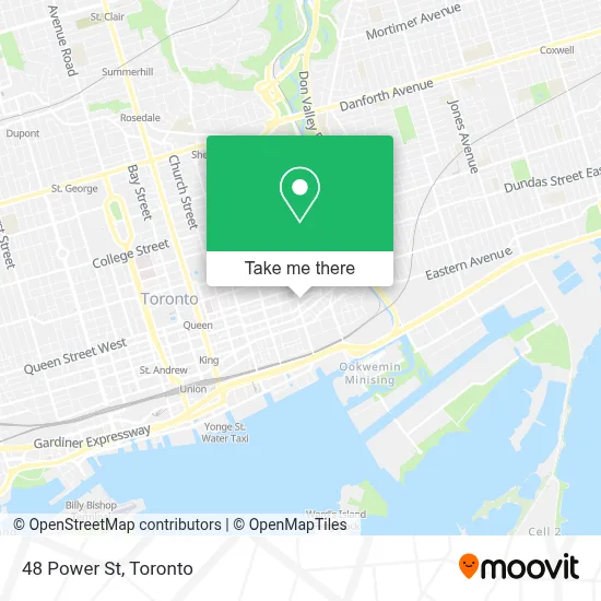 48 Power St map
