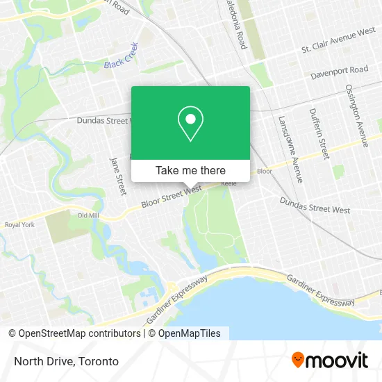 North Drive map
