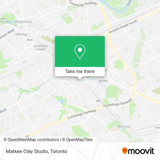 Matkee Clay Studio map